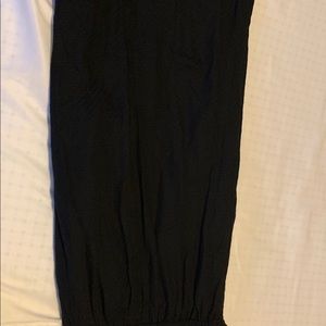 Dresses - Cotton black spaghetti strap dress Dresses - Cotton black spaghetti strap dress